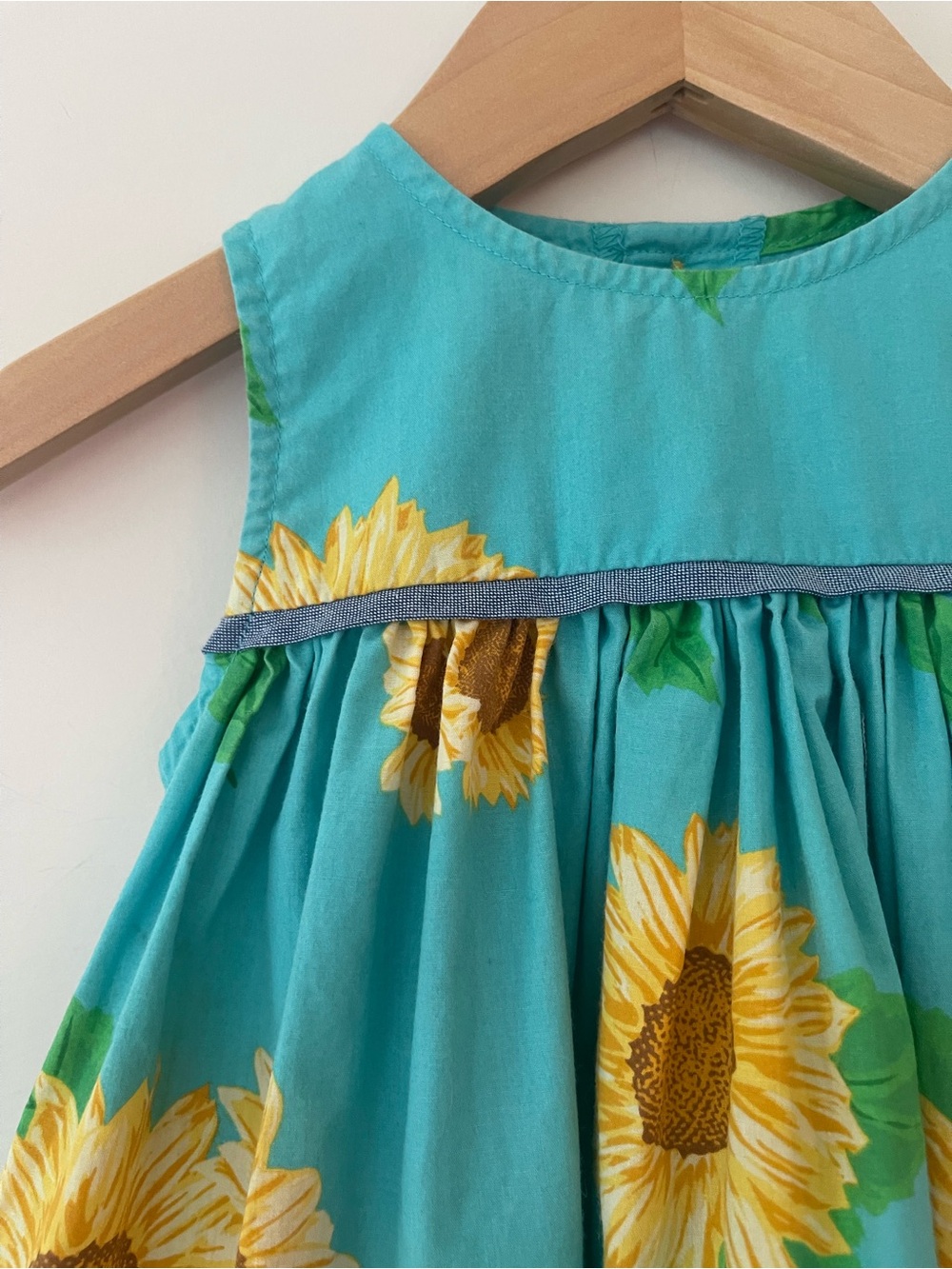 ELEANOR ROSE EUC/LN Vibrant Sunflower Ruffle Swing Top - Picture 4 of 5